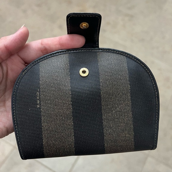 Vintage Fendi | Pequin Striped Bifold Wallet - Picture 5 of 12
